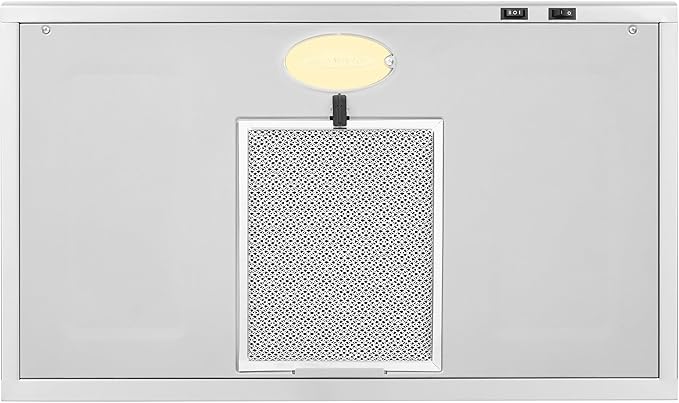 RCA R-RHUCC30SSS 30 in. Century Collection Ductless Under Cabinet Range Hood, Reusable Filter, Rocker Switch, Light, Stainless Steel