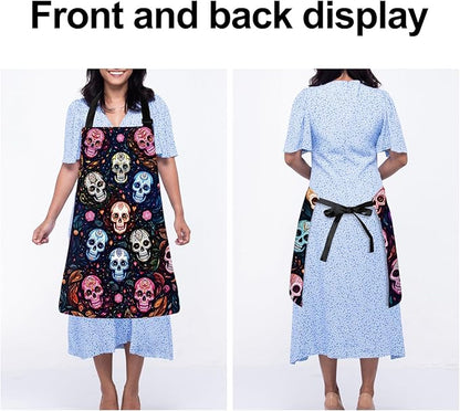 Apron Adjustable Waterproof with Two Deep Pockets Wowen men for Summer BBQ Pool Parties & Resorts