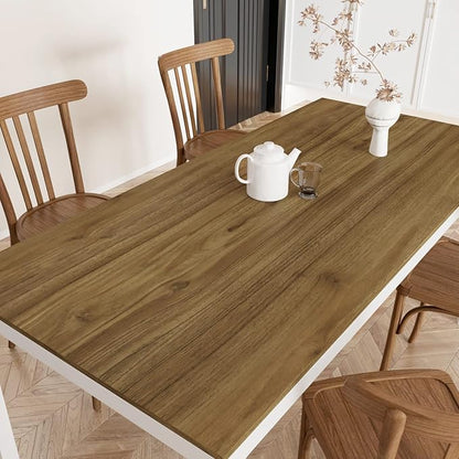 WESTICK 24" x 394" Peel and Stick Countertops Brown Wood Grain Contact Paper for Cabinets Rustic Wood Peel and Stick Wallpaper Removable Waterproof Wood Contact Paper for Counter Table Kitchen Walls