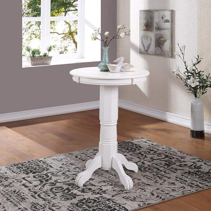 Boraam Florence Pub Table, 42-Inch, Buttermilk