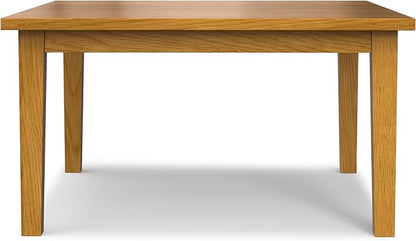 SIMPLIHOME Eastwood Dining Table - 54 inch Wide Solid Oak Veneer Square Table, Contemporary Style for Dining Room or Kitchen with Thick Top and Clean-Lined Legs, Seats 8