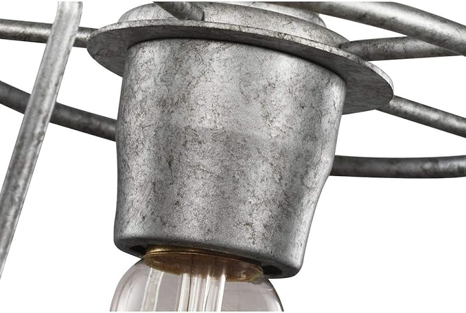 Progress Lighting Chambers Collection 1-Light Farmhouse Pendant Light Galvanized