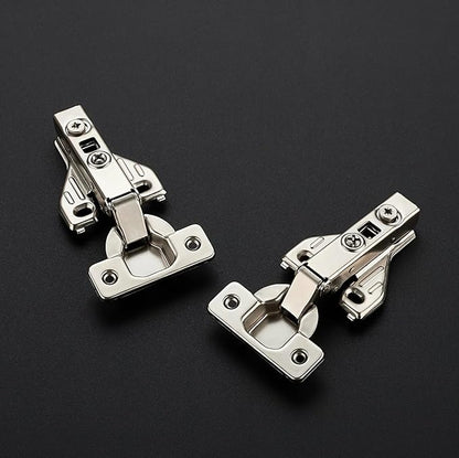 Ravinte 2 Pair 4 Packs Full Overlay Cabinet Door Hinges for Face Frame Cabinet,105 Degree Adjustable Concealed Kitchen Cabinet Hinges Soft Close