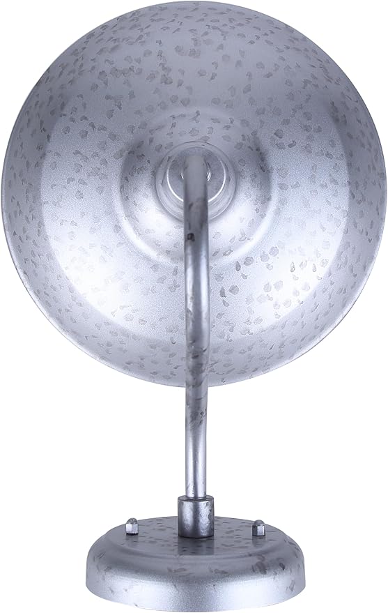 Canarm Rustica 1-Light Outdoor Barn Light, 10-Inch Galvanized Wall Mounted Gooseneck Outdoor Lighting, Wet-Rated for Porch, Garage and Entryway