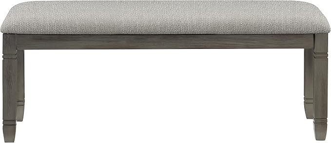 Lexicon Saratoga Dining Bench, Antique Gray