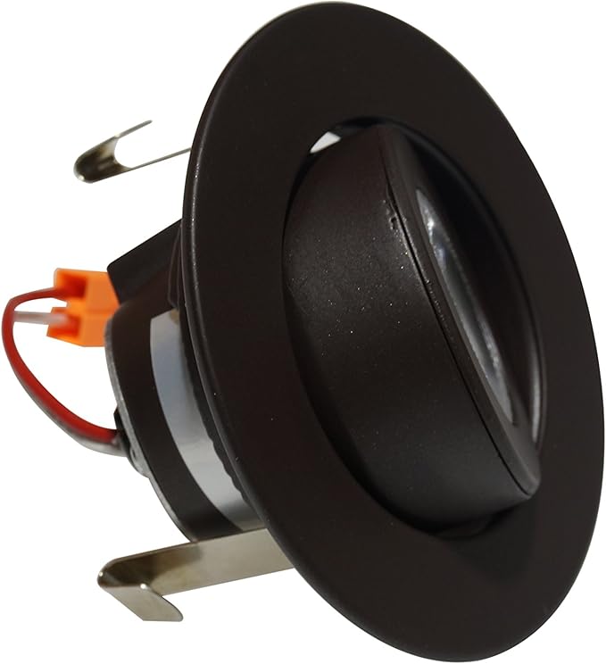 NICOR Lighting 2 inch LED Gimbal Downlight in Oil-Rubbed Bronze, 3000K (DLG2-10-120-3K-OB)
