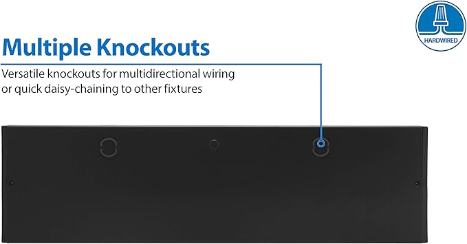 NICOR Lighting NUC512SBK NUC(v5) Undercabinet Light, 12.5, Black