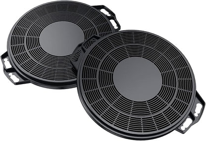 CIARRA CACF006 Range Hood Carbon Filters, Replacement Charcoal Filters for Ductless Ventilation, Carbon Filters for Recirculation, Easy Installation, Set of 2