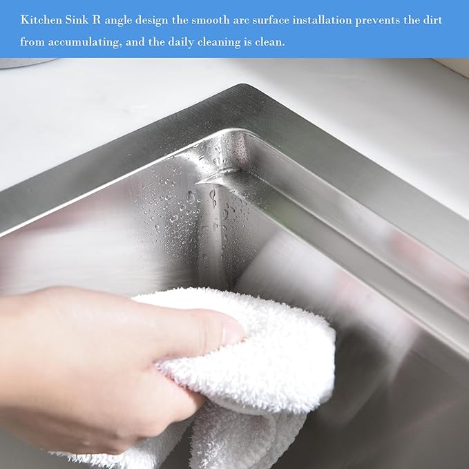 33 Inch Double Bowl Drop In Kitchen Sink Workstation - VOKIM 33 x 22 Inch Drop In Kitchen sink Stainless Steel 16 Gauge 10 Inch Deep Double Bowl Sink