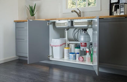 Waste King Garbage Disposal for Kitchen Sink with Power Cord, Food Waste Disposer, L-8000