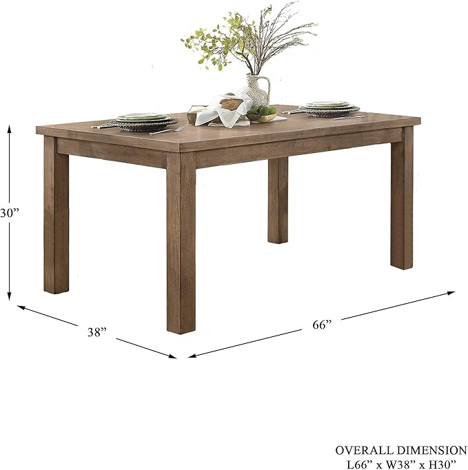 Lexicon 5-Piece Dining Set, Black