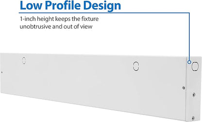 NUC-5 Series 21.5-inch White Selectable LED Under Cabinet Light (NUC521SWH