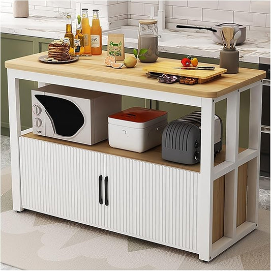 Kitchen Island with Storage, Coffee Bar Cabinet/Bakers Racks for Kitchens; Dining Room Furniture Cabinet, Modern Sideboard Buffet Cabinets for Dining Room, Bathroom, Entryway(D,150x30cm/59x11.81in)