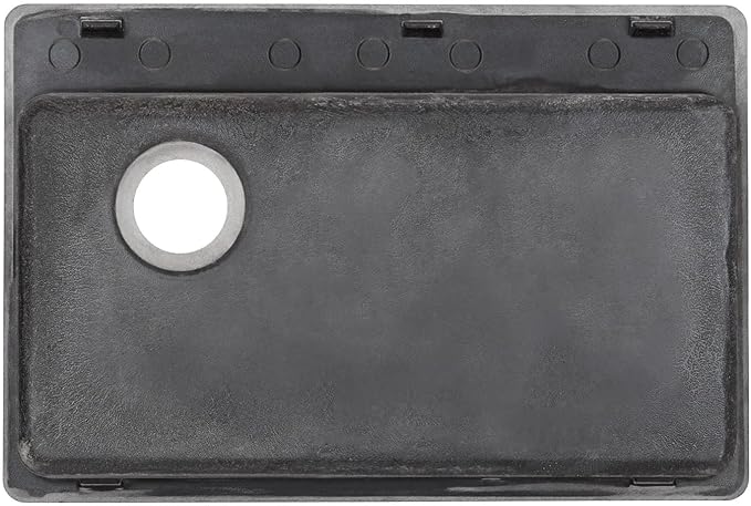 Signature Hardware 447666 Totten 33" Drop In or Undermount Single Basin Granite Composite Kitchen Sink