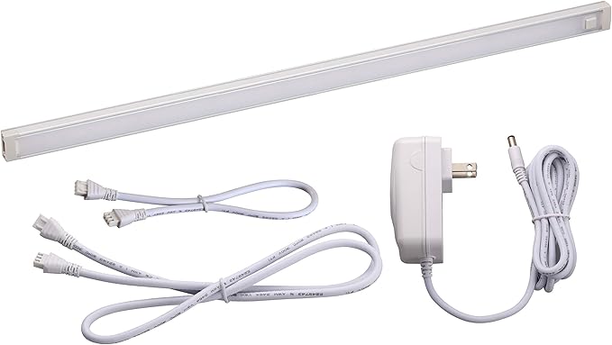 PureOptics LED Dimmable Linkable LED Shop Light with Motion Sensor and Magnetic Option, 10.5W, 780 Lumens, 18", Warm (LEDUC18-1WK)