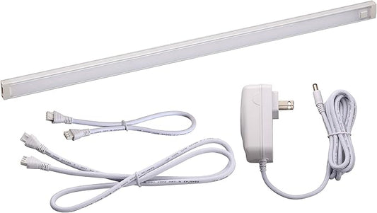 PureOptics LED Dimmable Linkable LED Shop Light with Motion Sensor and Magnetic Option, 10.5W, 780 Lumens, 18", Warm (LEDUC18-1WK)