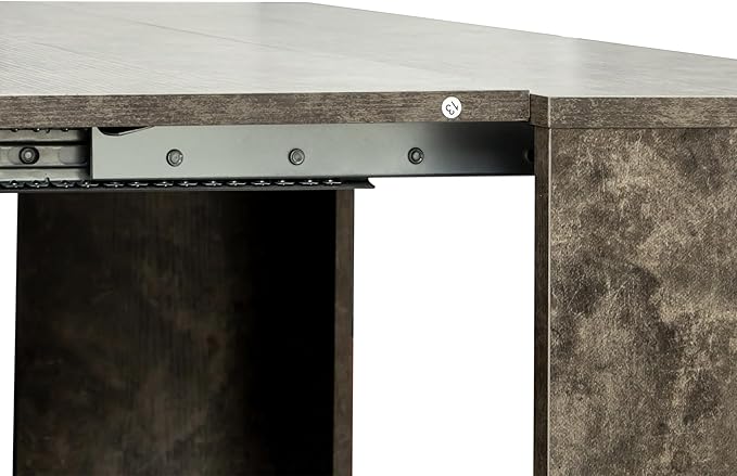Dining Table for 10-12 People, 118.5" Multifunctional Extendable Kitchen Table for Home Dining Room, Modern Dining Table Large Long Dining Room Table for Big Family Restaurant Furniture, Marble