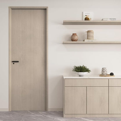 Boobest Beige Light Wood Contact Paper Peel and Stick Wallpaper Wood Vinyl Wrap Waterproof Removable Self Adhesive 196.8"x23.6" Wood Grain Wallpaper Air Guide Slot Design Wooden Contact Paper for Desk