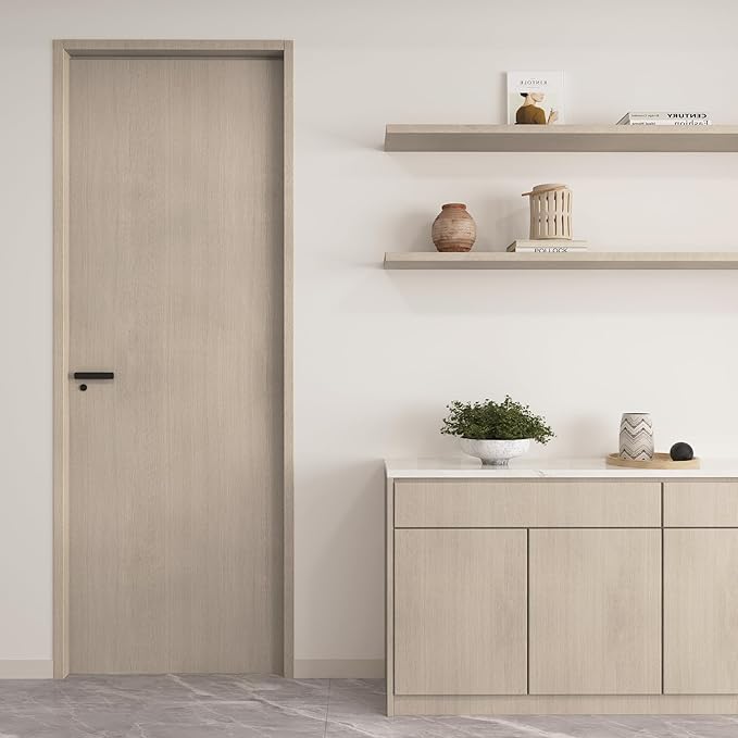 Boobest Cream Wood Grain Contact Paper Peel and Stick Wood Wallpaper Waterproof Removable Natural Wood Contact Paper for Countertops Cabinets Desk Table Door Dresser Vinyl Furniture Warp 15.74"x118"