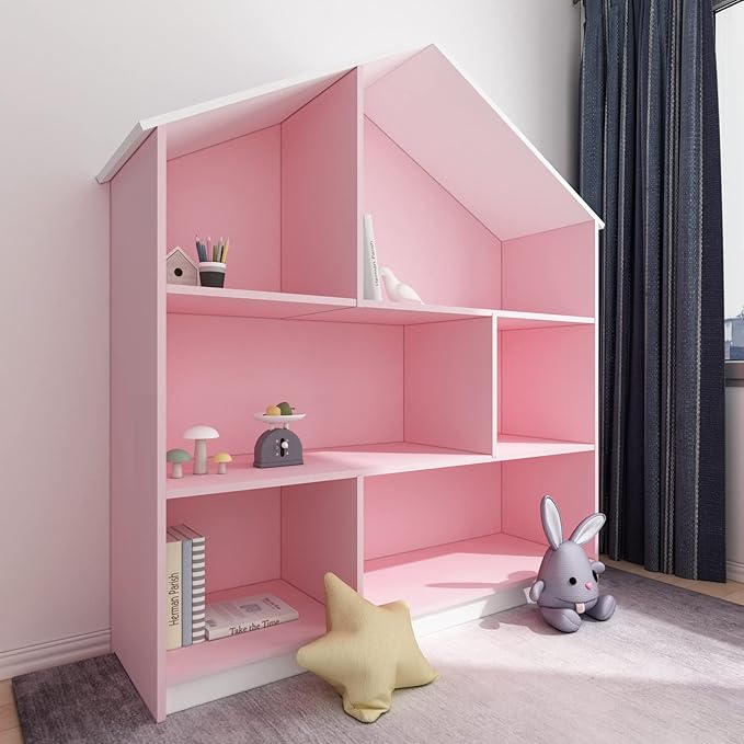Decotalk Pink Contact Paper for Cabinets Peel and Stick - 17.7x200 Inch Pink Contact Paper Self Adhesive Solid Color Wallpaper for Bedroom Wall Solid Color Wallpaper Removable