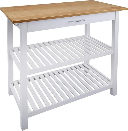 Kitchen Island with Solid American Cherry Top