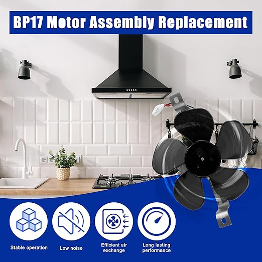 S97012248 97012248 99080492 Range Hood Fan Motor Fit for Br-oan Nu-Tone LL6300 RL6100 Range Hood - Replace 99080363 BP17 99080533 1172615 byTOMOON