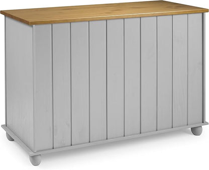 Furniture Dash Sideboard/Kitchen Island Easy Assembly Corona Gray