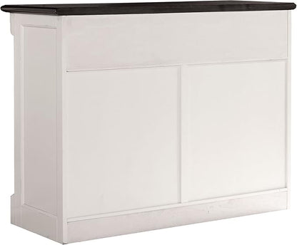 Crosley Furniture Shelby Traditional Sideboard Buffet Cabinet with Storage, White