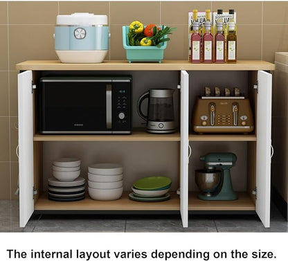 Kitchen Pantry Cabinet, Small Storage Cabinet, Kitchen Island,Buffet Cabinet with Storages, Large Storage Home Preparation Table Metal Bracket Sturdy and Stable Countertop(70x50cm/27.56x19.69in)