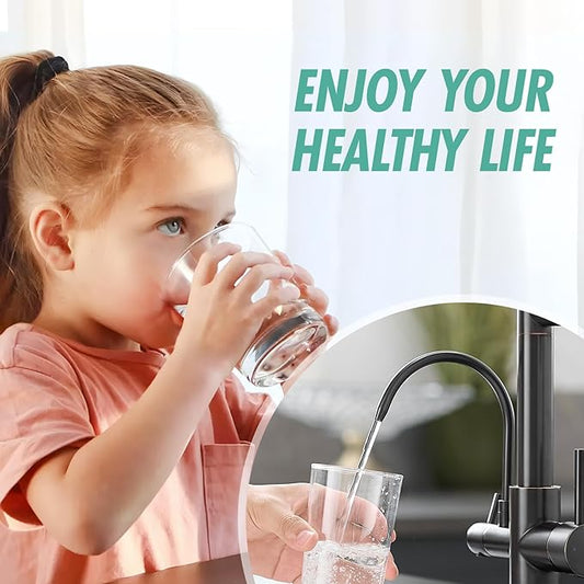 Fapully 3 in 1 Kitchen Faucet with Water Filler and Pull Down Sprayer, Oil Rubbed Bronze Commercial Kitchen Sink Faucet with Drinking Water Faucet for 1 or 3 Hole