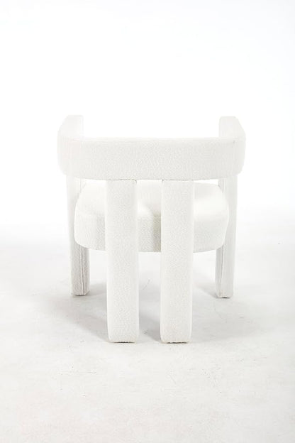 GOWE Modern Dining Chairs Set of 2, Mid-Century Upholstered Kitchen Chairs, Comfortable Padded Seat and Back, Set for Small Space, Dining Table, Kitchen Island, Living Room