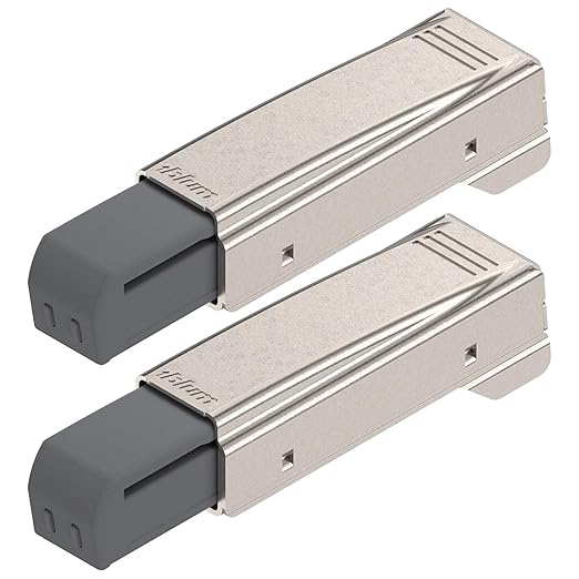 Blum BLUMOTION Add-On for Doors (2 Add On), Soft Close for Clip top and Clip Hinges, Steel, Tool-Free Installation for Overlay Cabinet Applications