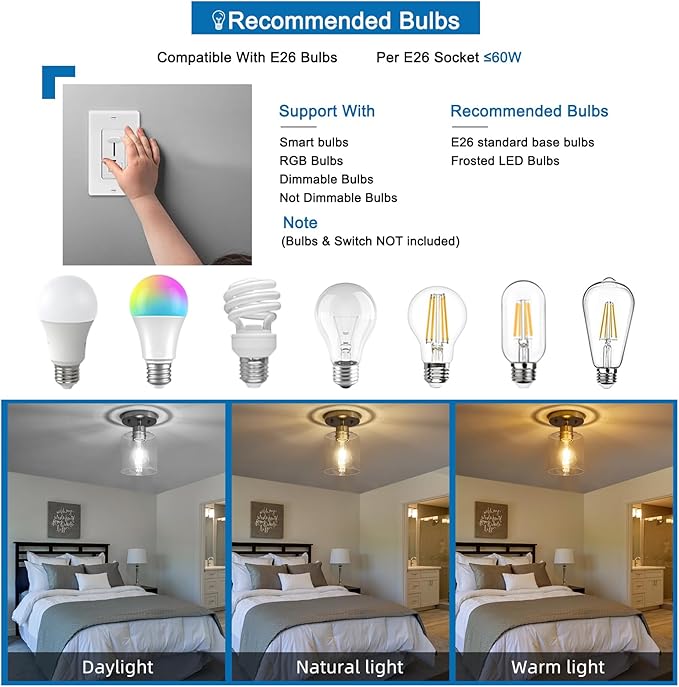 YYT 1-Light Flush Mount Ceiling Light, Brushed Nickel Hallway Light Fixtures, Small Kitchen Lighting Fixtures Ceiling, Cieling Lights with Clear Glass Shade for Entryway Bathroom Corridor Passway