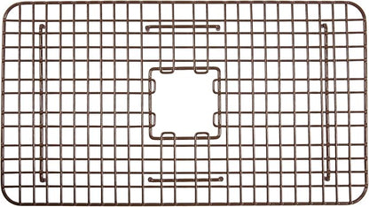 SinkSense Wren 27" x 15" Kitchen Sink Bottom Grid, Antique Brown
