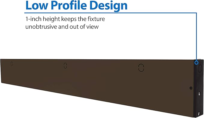 NUC-5 Series 30-inch Oil Rubbed Bronze Selectable LED Under Cabinet Light (NUC530SOB
