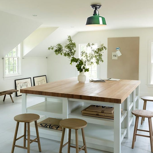 Green Ceiling Light Fixture Macarons Indoor Hallway Ceiling Light Kitchen Over Sink Laundry Basement Barn Outdoor Ceiling Lights for Porch…