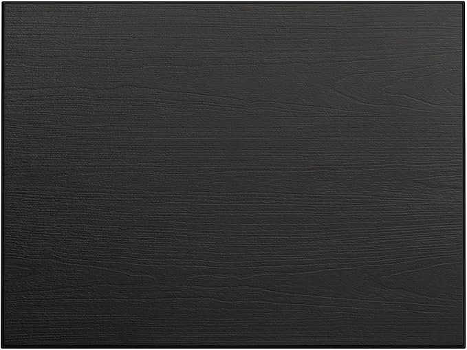 Black Gathering Height Table 48 x 36 x 36 Inch Engineered Wood Counter Height Table, Easy Assembly with Phillips Screwdriver, Contemporary Style for Kitchen Island Dining Game Night