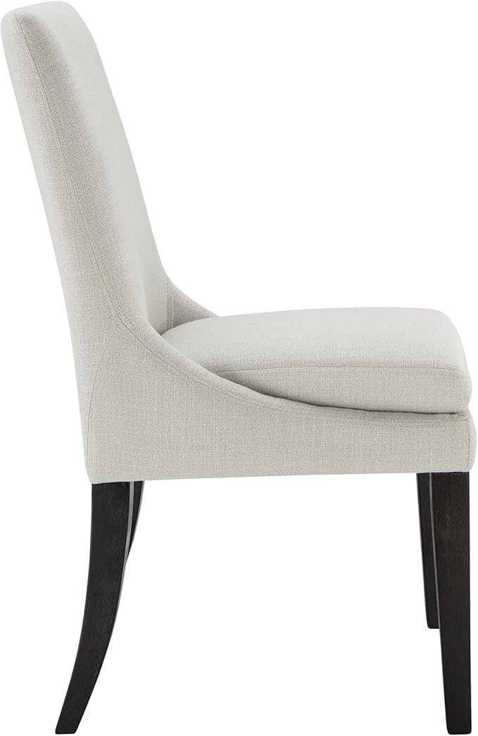 KISLOT Modern Dining Chair Set of 2 Upholstered Performance Fabric Mid Century Comfy Armlesschair for Kitchen Living Room,1 Box