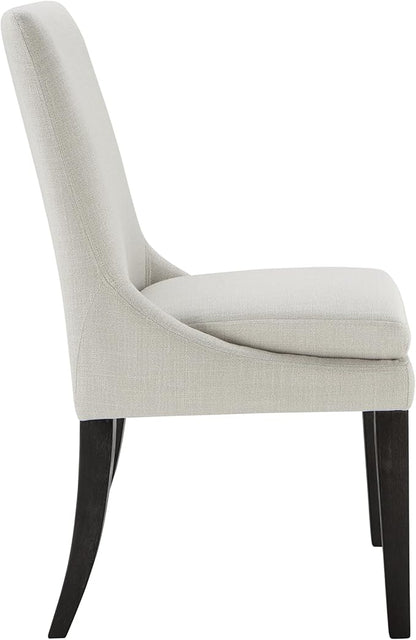 KISLOT Modern Dining Chair Set of 2 Upholstered Performance Fabric Mid Century Comfy Armlesschair for Kitchen Living Room,1 Box
