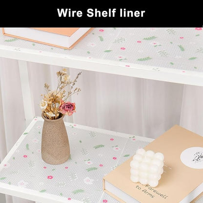 Cooyes Shelf Liner – Premium Non-Adhesive Cabinet & Drawer Liner for Kitchen – Waterproof Shelf Paper with Modern Pattern – Durable EVA Cabinet Mat – Easy to Cut （12" W x 240" L）