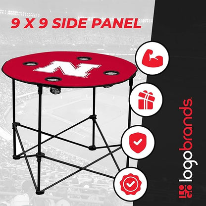 Logo Brands Officially Licensed NCAA Unisex Round Table, One Size, Team Color