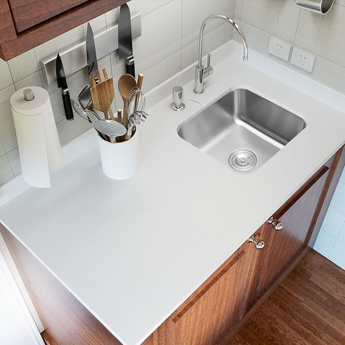 Bar Sink, 16 Inch Undermount Kitchen Sink, T-304S Stainless Steel RV Kitchen Sinks, Small Kitchen Sinks With Sink Drain Strainer, Use at Rv, Bar,Outdoor, Laundry and Utility,Bathroom