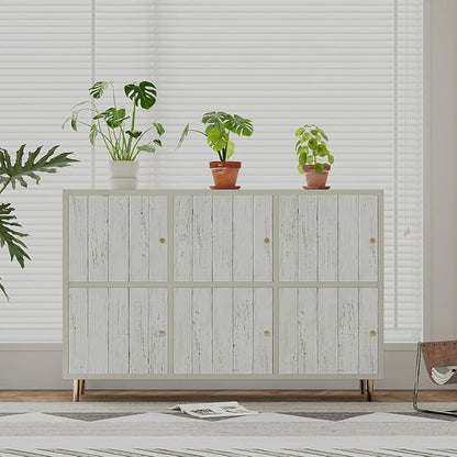 Peel and Stick Wallpaper with Tools 17.7" X 393" - White Gray Wood Contact Paper Shiplap Wall Paper Self-Adhesive Removable Decorative Wall Covering - Vintage Wood Plank Film for Home Decoration
