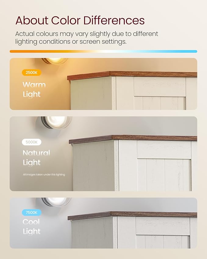 SONGMICS Home 67-Inch Tall Bathroom Storage Cabinets, Superfast Toolless Assembly, 11.8-Inch Wide Slim Narrow Freestanding Cabinet with Adjustable Shelves, Kitchen Living Room, 2 Pack, Rustic White
