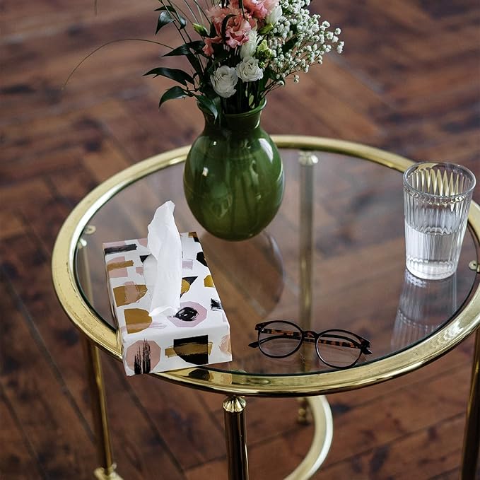 20 Inch Round Clear Tempered Glass Table Top with 3/8" Thick Pencil Polished Edge for Dining, Coffee Table, or Office Use by Fab Glass and Mirror