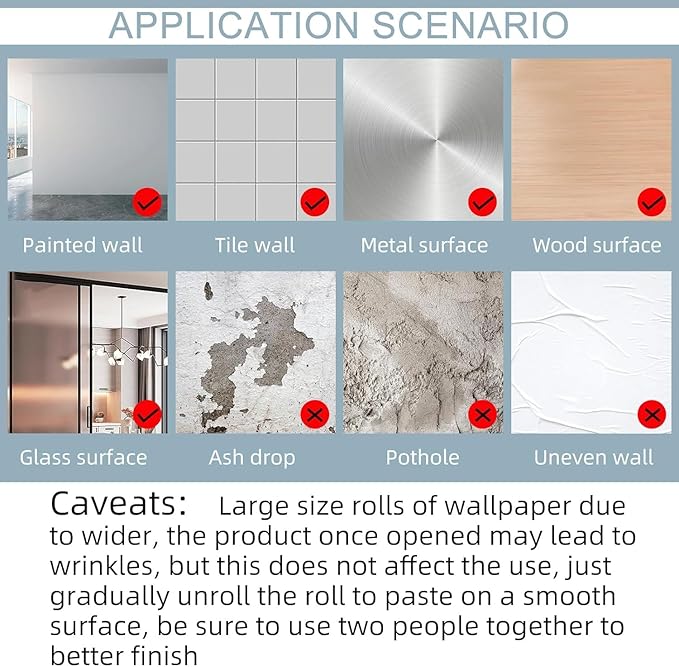 practicalWs Marble Wallpaper Granite White and Grey Paper Roll 23.6" x 118" Kitchen Countertop Cabinet Furniture is Renovated Thick PVC Easy to Remove Without Leaving Glue Upgrade