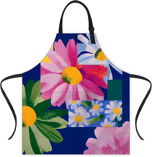 Apron Adjustable Waterproof with Two Deep Pockets Wowen men for Summer BBQ Pool Parties & Resorts