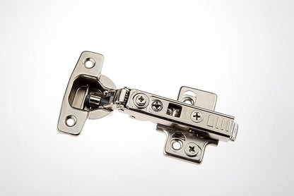 Soft Close Cabinet Hinge Set. 20 Frameless Full Overlay Cabinet Hinges for Kitchen Cabinets with Adjustable Closing Speeds.