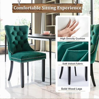 Goujxcy 5-Piece Extendable Dining Table Set for 4, 63-78 Inch Faux Travetine Kitchen Table Set with 4 Green Upholstered Chairs Modern Wood Expandable Dining Room Table Set for Kitchen Apartment