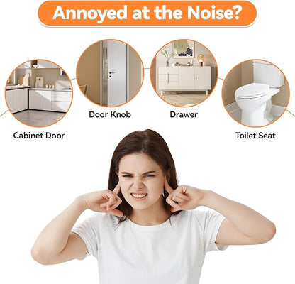 Felt Cabinet Door Bumpers-Small Felt Pads for Cabinet Doors, 3/8" Diameter 100PCS, 5mm Thick Self Adhesive Beige